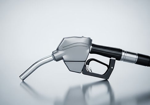 Gas, Pumpe, Düse, Gezeigt, Zeigt, Düsen