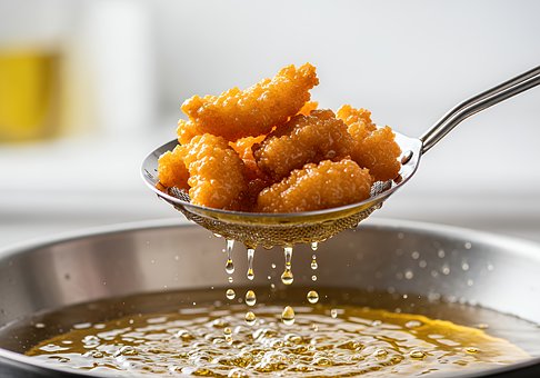 Löffel, Voll, Gebraten, Kartoffel
