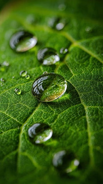 Free Waterdrops Macrophotography illustration and picture
