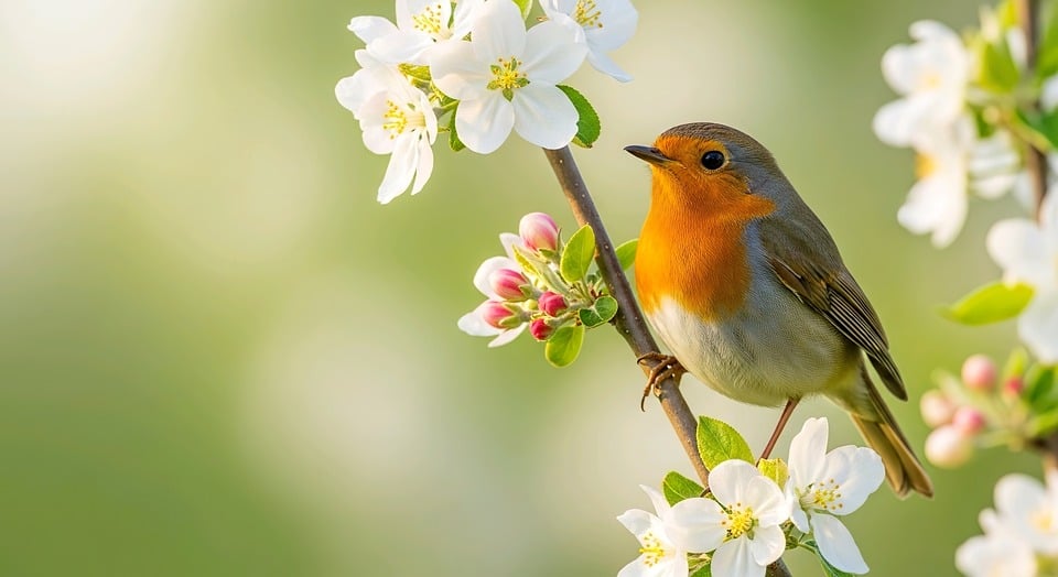 Bird Spring Blossom - Free photo on Pixabay
