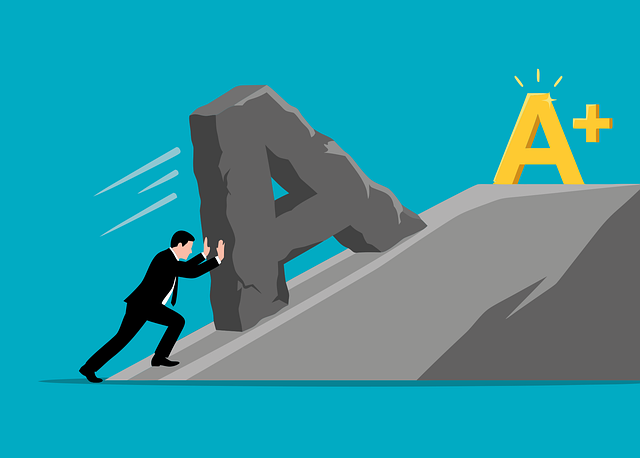 Free success motivation perseverance vector
