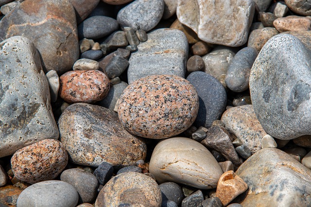 Strand, Småsten, Sten, Maine, Acadia