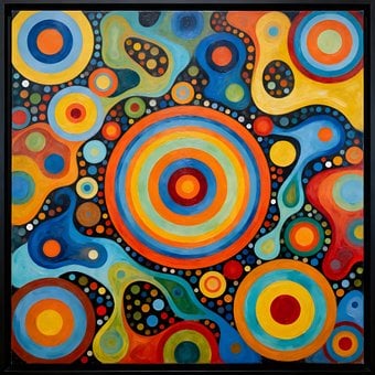 Free Mosaic Circles illustration and picture