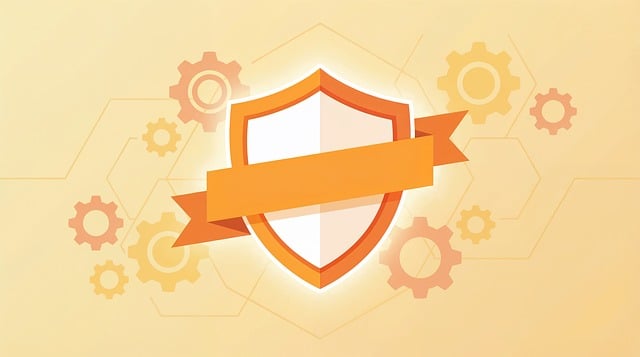 Free shield gears security illustration