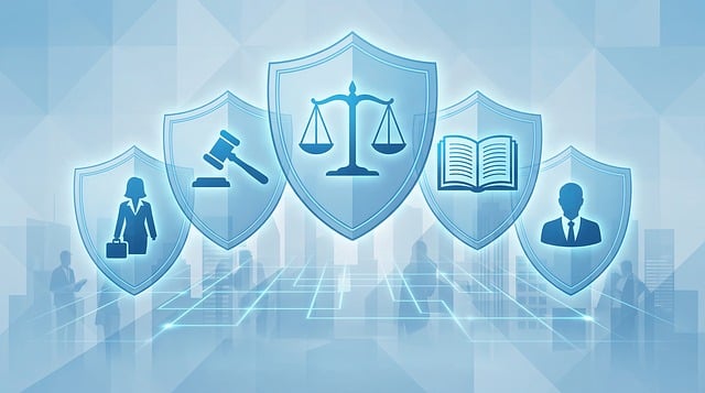 Free law justice shield illustration