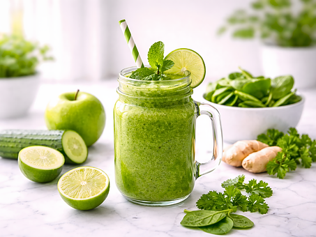 Free Green Smoothie Green Juice illustration and picture
