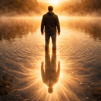 Free Sunrise Reflection photo and picture