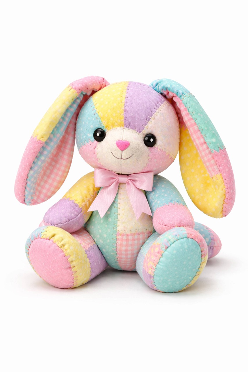 Patchwork Rabbit Teddy Patchwork Bunny Stuffed - Free photo on Pixabay