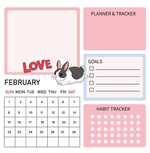 Planlægger, Februar, Kalender