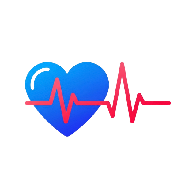 Free heartbeat heart health illustration