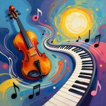 Free Music Instruments illustration and picture