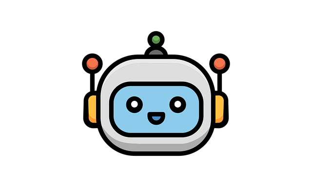 Free cute robot head vector
