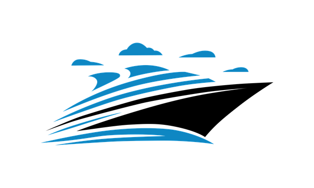 Free Stylized Cruise Ship vector and picture