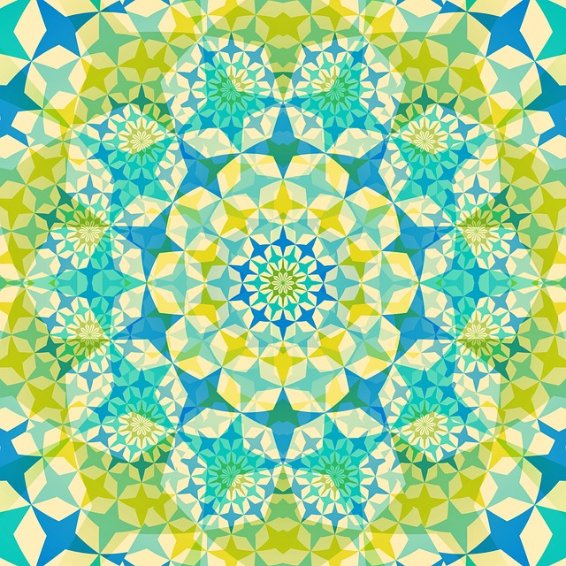 Free mandala meditation yoga illustration