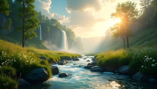 Free Nature Landscape illustration and picture