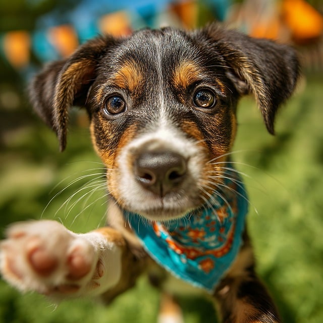 Free puppy paw dog illustration