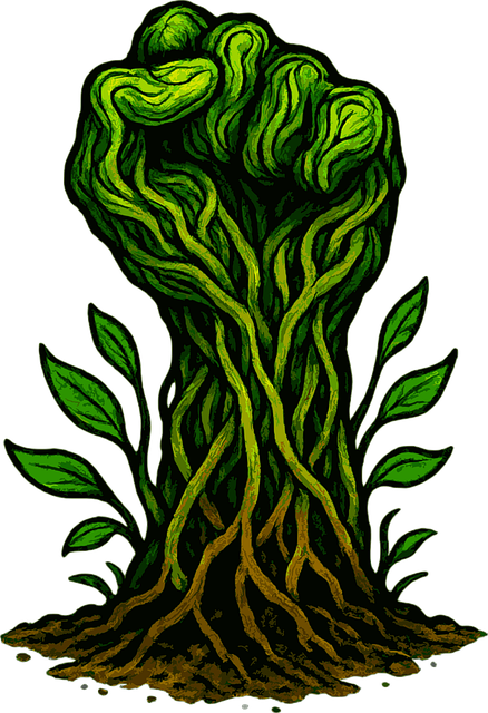 Free green revolution freedom illustration