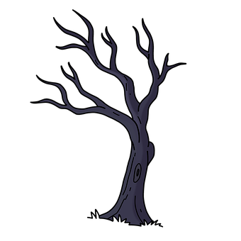 Toter Baum, Blattlos, Gruselig, Baum