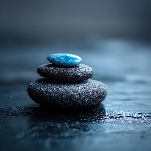 Free pebble stone stack illustration