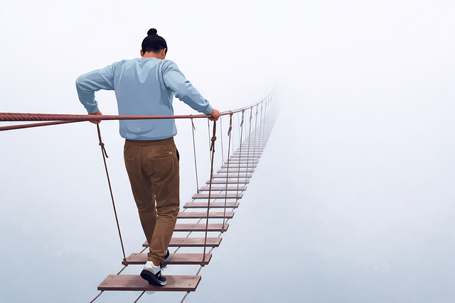 Download free HD stock image of Rope Bridge Suspension Bridge Free rope bridge suspension bridge man walking bridge vector