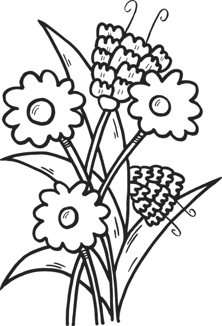 Free Bouquet Flowers vector and picture