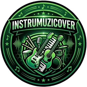 Verde, Instrumentos, Logotipo, Ai Gerado