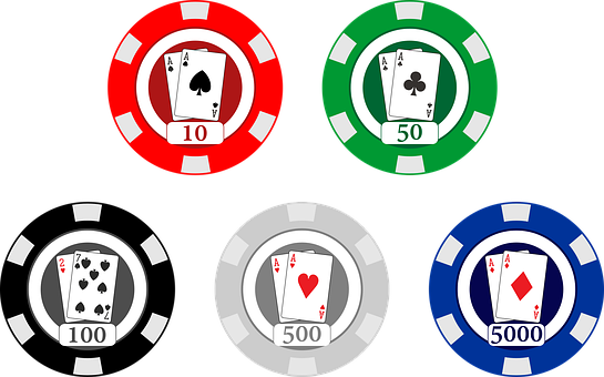 Klassisch, Poker, Casino, Chip