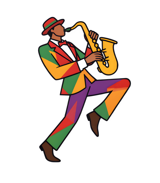 Free Sax Colors illustration and picture