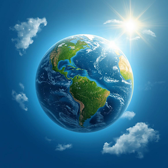 Free Earth Sun illustration and picture