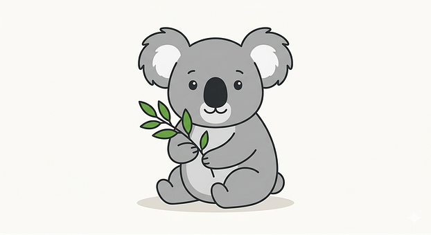 Free Koala Cartoon illustration and picture