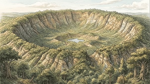 Free Crater Impact illustration and picture