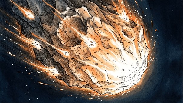 Free Meteor Asteroid illustration and picture