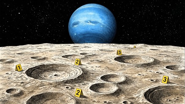 Free Neptune View Form Moon Moon illustration and picture