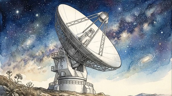 Free Radar Telescope illustration and picture