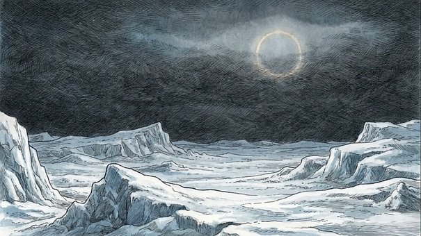Free Snow Planet illustration and picture