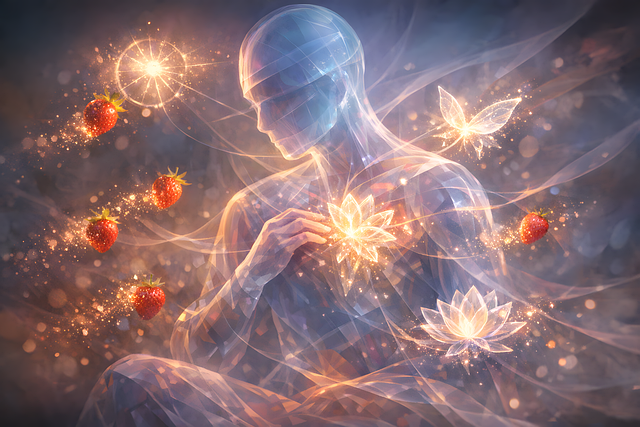 Free meditation abstract spiritual illustration