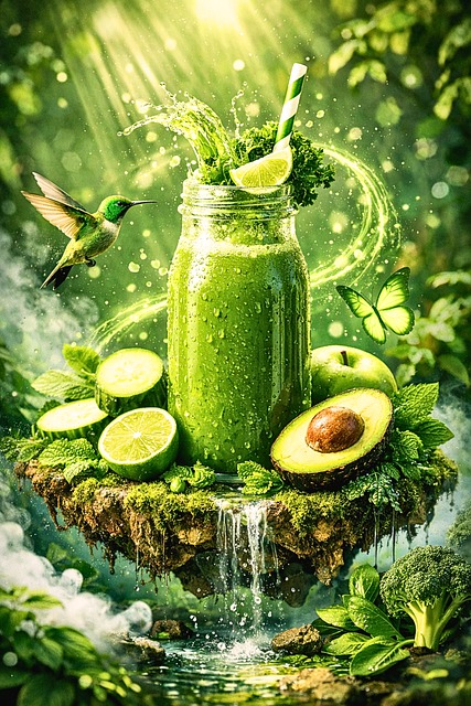 Free Green Juice Detox Juice illustration and picture