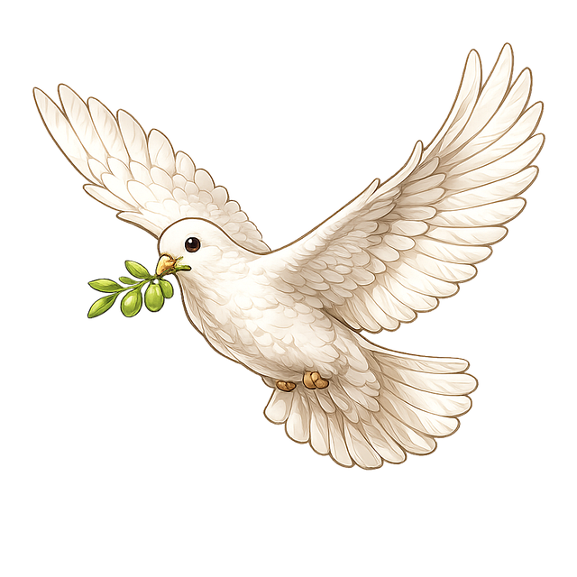 Free generated to dove of peace white dove illustration