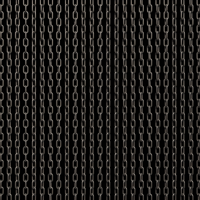 Free chains curtain chain links illustration
