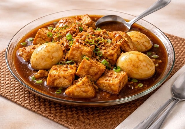 Free nasi semur semur tahu illustration