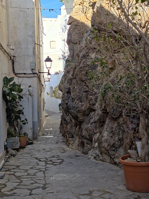 Mojácar, Stein, Straße