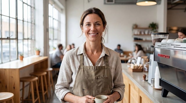 cafe, coffee, restaurant, drink, woman, tea, caffeine, food, espresso, beans, roasted, aroma, breakfast, milk, cappuccino, ai generated