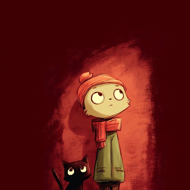 Free character cat animal illustration