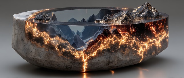 Free onyx bowl mountain illustration
