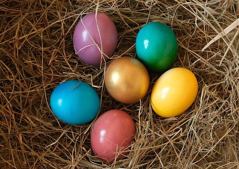 Ostern, Ostereier, Eier, Bunt, Frühling