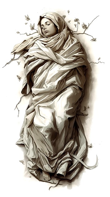 Free Corpse Shroudedbody illustration and picture