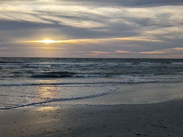 Free Sunset Beach photo and picture