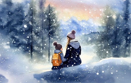 Free Mother Child illustration and picture