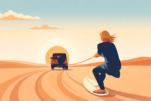 Free sandboarding nature desert vector