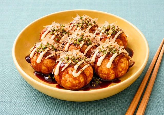Free takoyaki food egg illustration